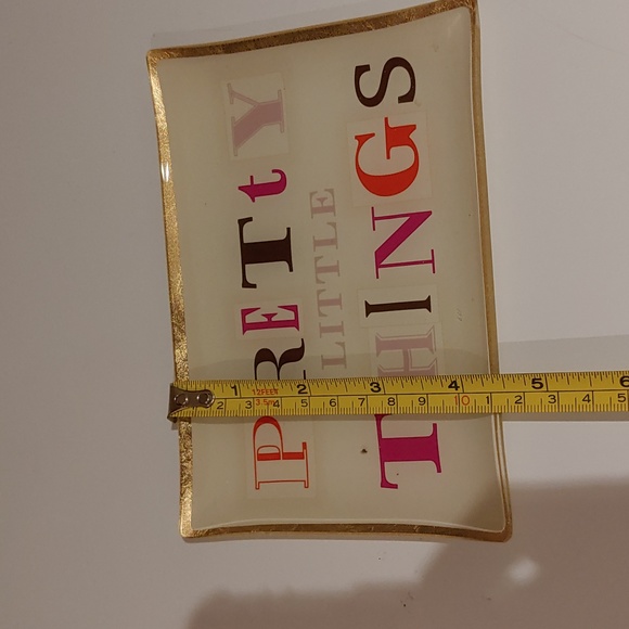 VTG Pretty Little Things Glass Tray - Picture 5 of 5